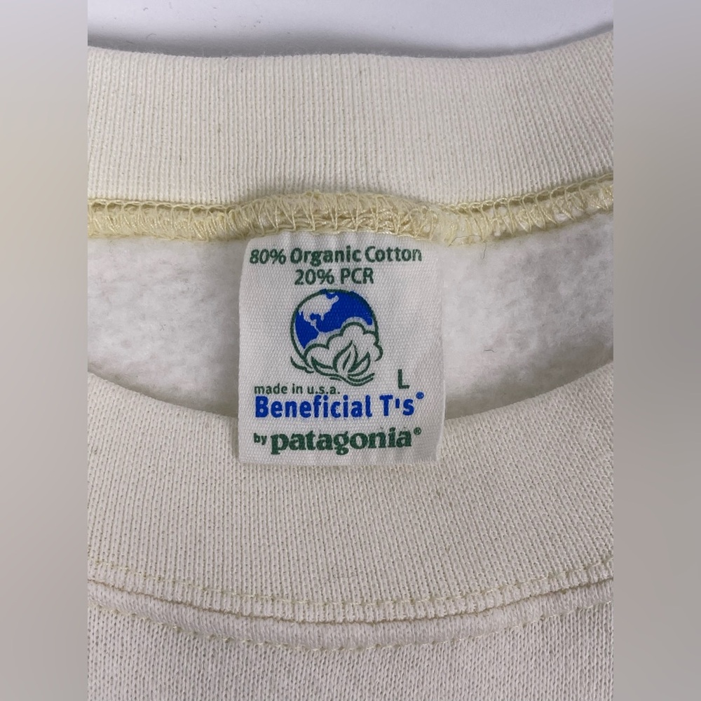 Patagonia Off-White Organic Cotton Crewneck - Picture 6 of 8